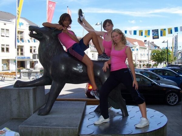 Schnitzeljagd: Nicole Reikersdorfer, Julia Schoder, Melanie Weiss