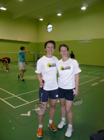 Irene Schoder und Bettina Schramm im Maxx-Center, Wien Irene Schoder und Bettina Schramm im Maxx-Center, Wien