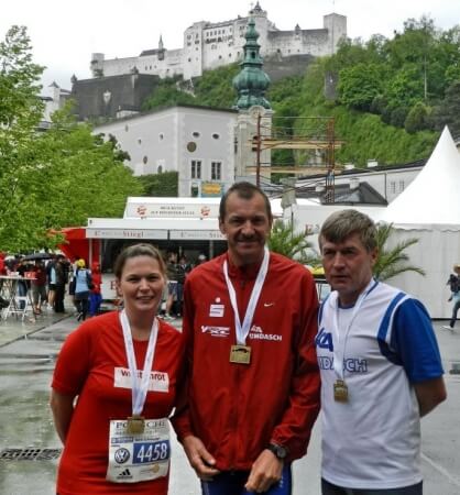 LCA Athleten Josef Offenberger und Josef Lichtenschopf in Salzburg LCA Athleten Josef Offenberger und Josef Lichtenschopf in Salzburg