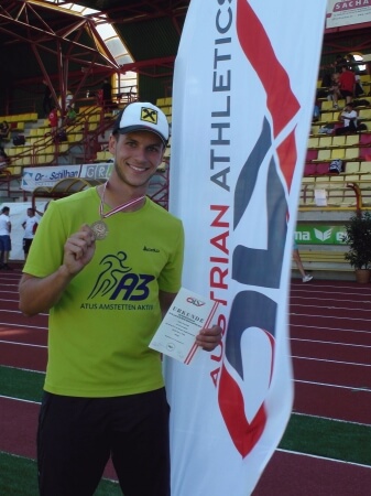 Bronzemedaille für Tobias Fehringer im Stabhochsprung Bronzemedaille für Tobias Fehringer im Stabhochsprung