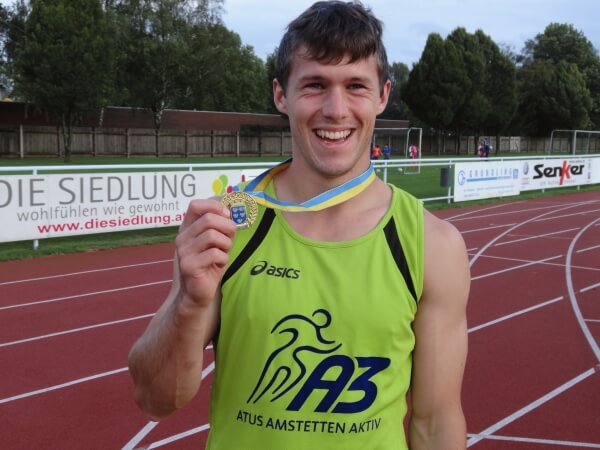 Goldmedaille für Zehnkampfmeister Stefan Steiner Goldmedaille für Zehnkampfmeister Stefan Steiner