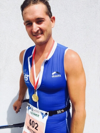 Zufrieden vom Ausee Triathlon zu Hause angekommen ... Zufrieden vom Ausee Triathlon zu Hause angekommen ...