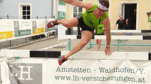 Matthias Lindenhofer beim Bürolauf Matthias Lindenhofer beim Bürolauf